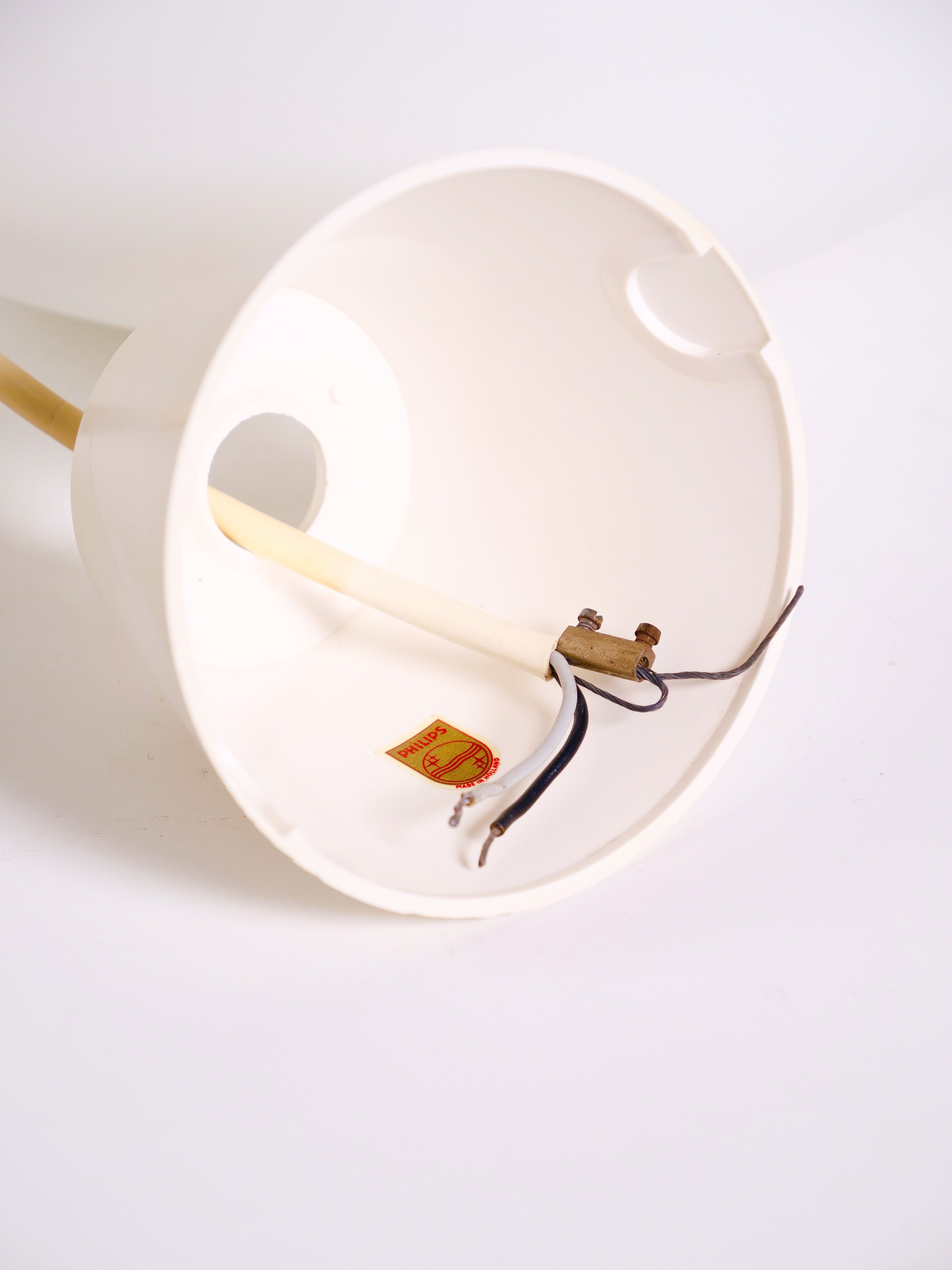 Opaline suspension Louis Kalff for Philips 1960