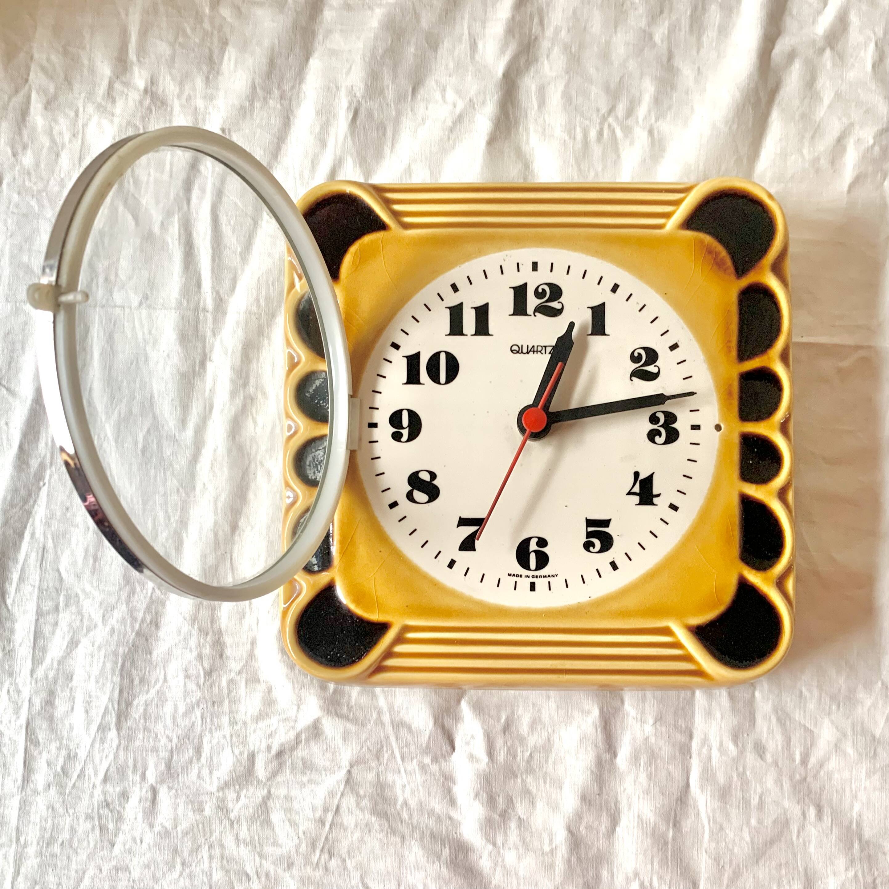 Vintage ceramic wall clock