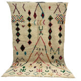 Handmade moroccan berber carpet 259 x 155 cm