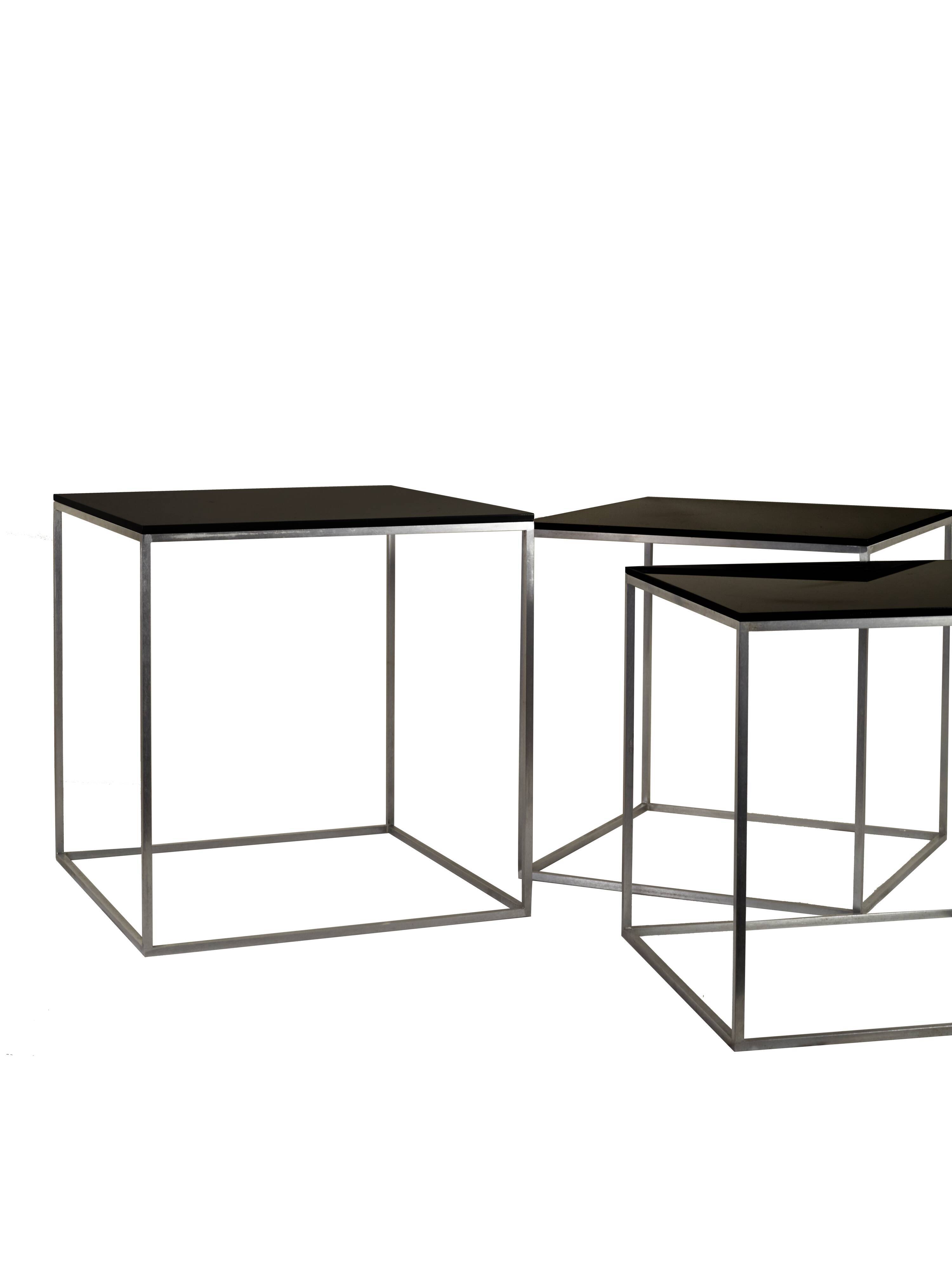 Tables Pk71 Poul Kjærholm pour E Kold Christensen, original design 1957, Danemark