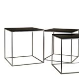 Tables Pk71 Poul Kjærholm pour E Kold Christensen, original design 1957, Danemark