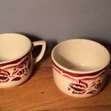 Duo of cups "Saarguemines"