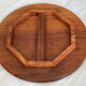 Indian table in wood and brass