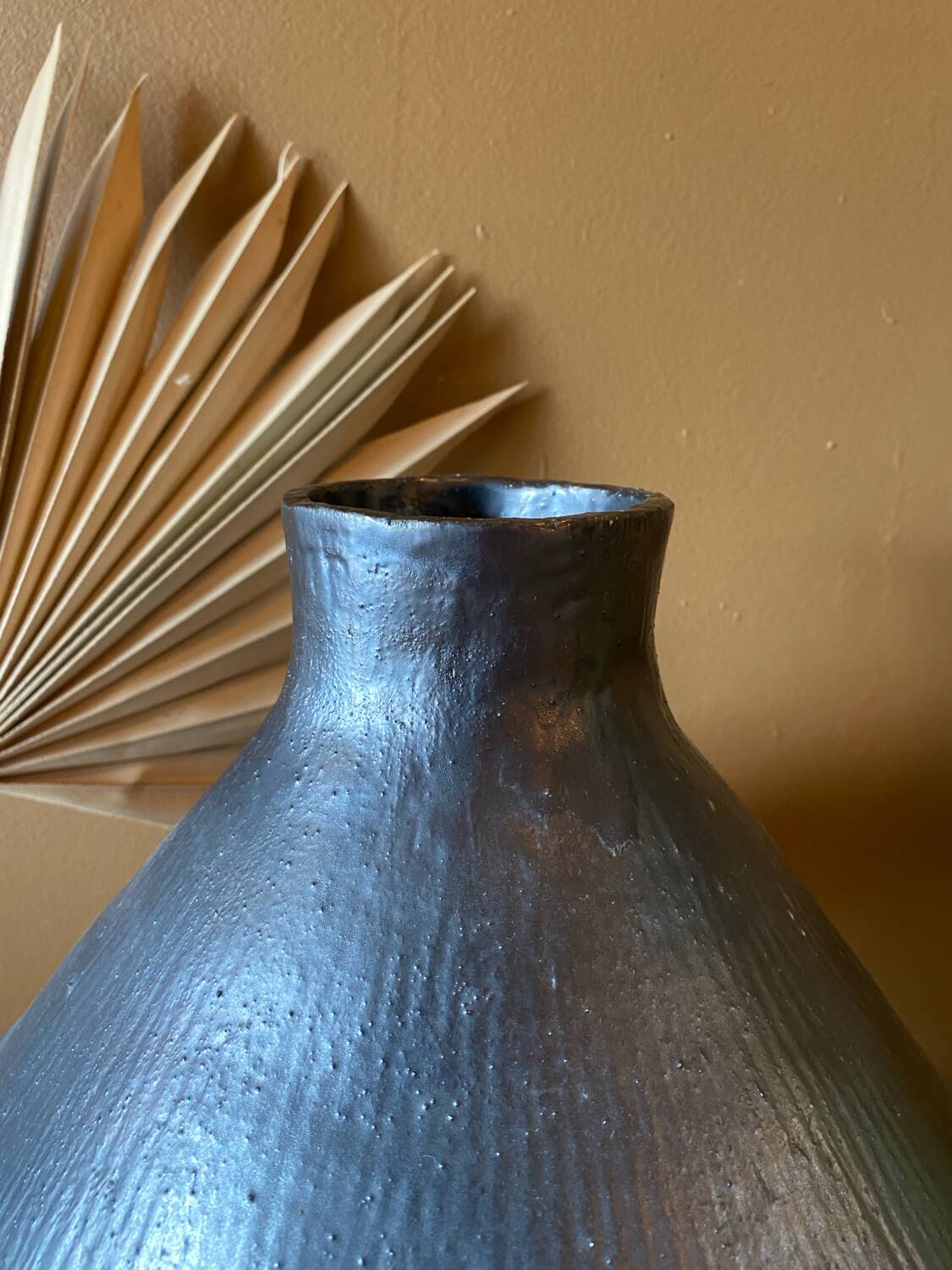 Wabi sabi pottery vase