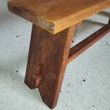 2 benches and 2 brutalist stools from the 50s