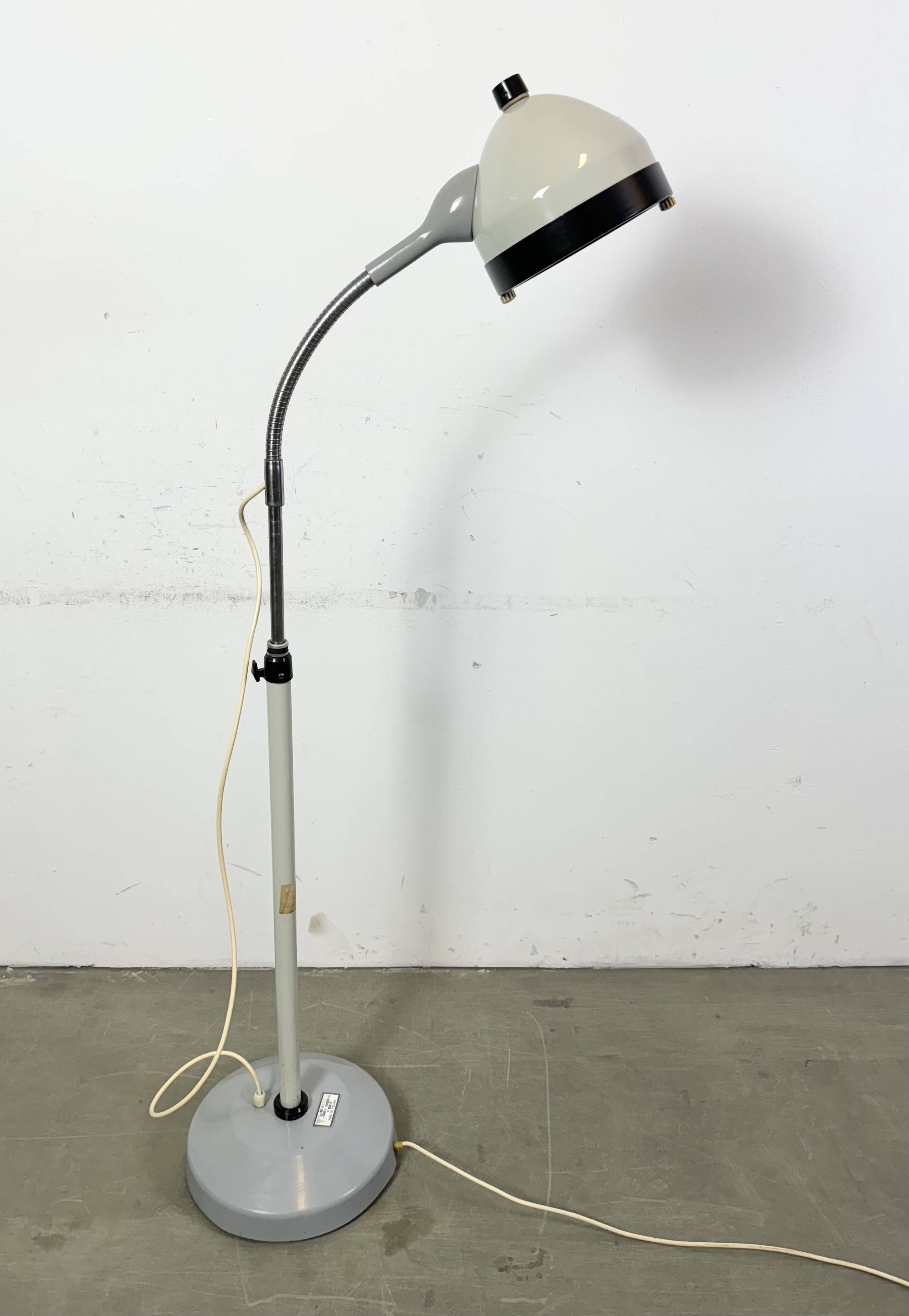 Vintage Medical Gooseneck Floor Lamp from Famed, 1970s