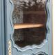 Renovated antique display cabinet