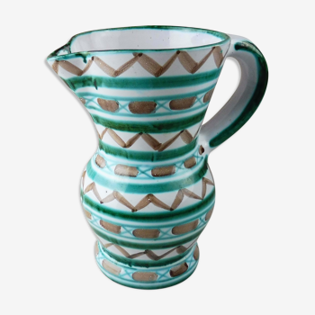 Ceramic pitcher, Robert Picault, from Vallauris