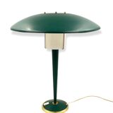 Lampe de table moderniste vert, France 1960s