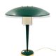 Lampe de table moderniste vert, France 1960s