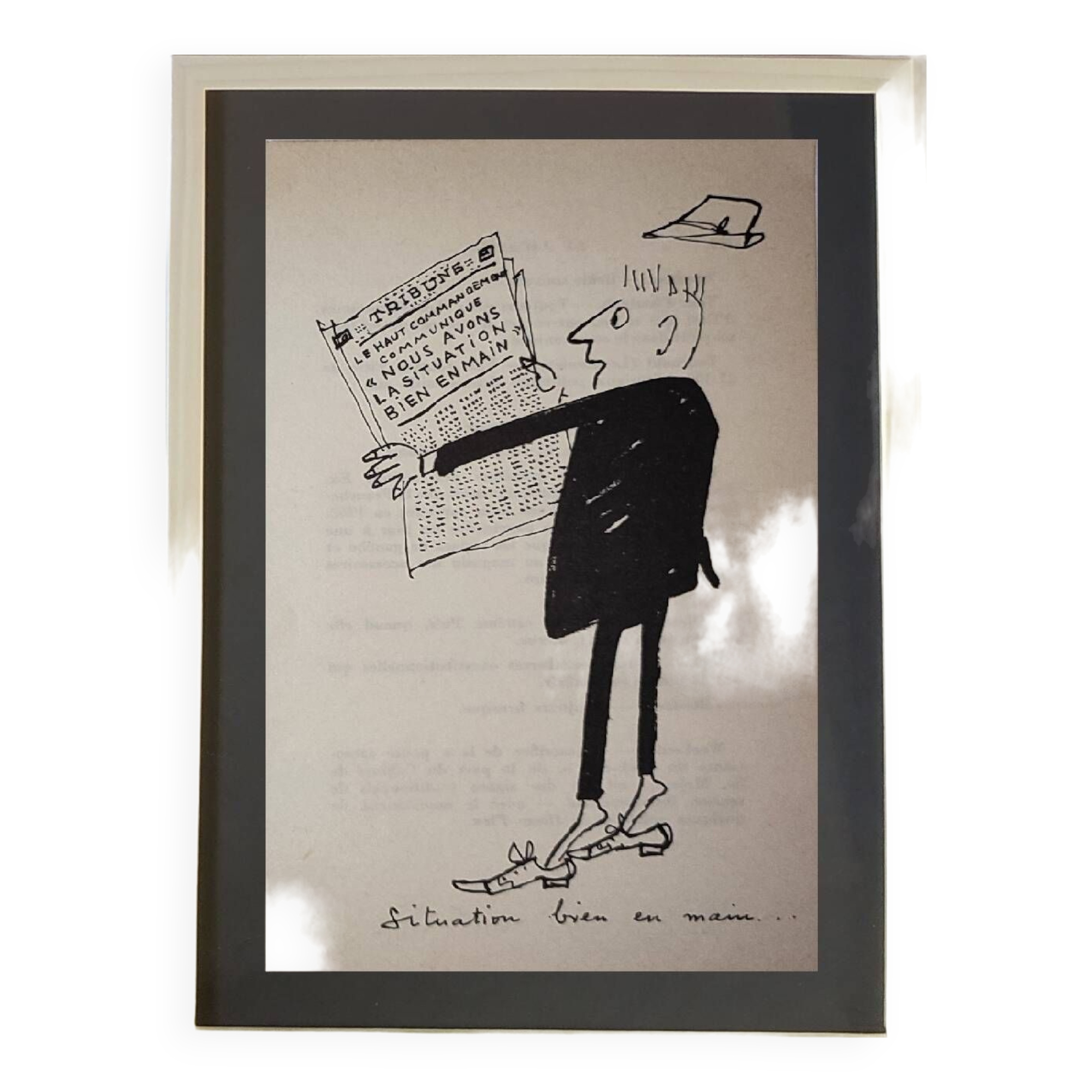 Illustration Daninos from 1962 "France...The situation"