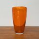 Vintage glass vase by Hysteria, 1980s.