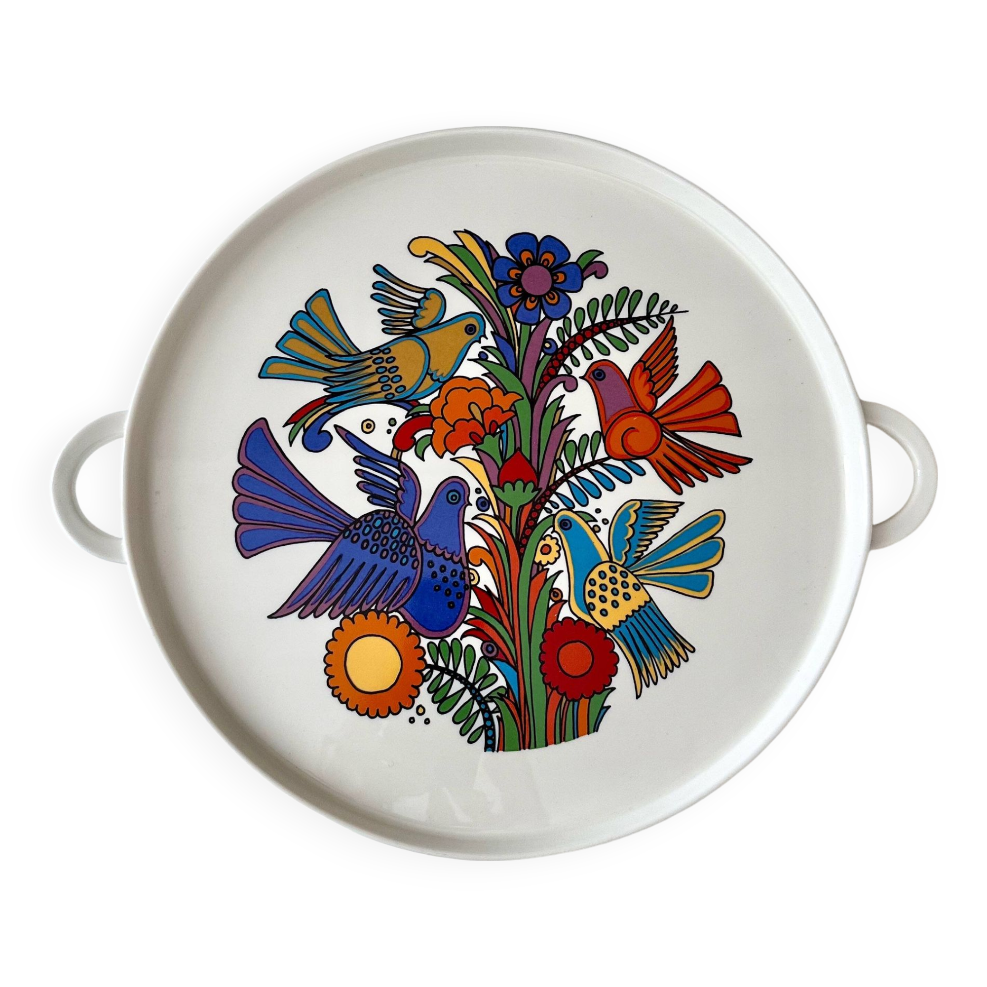 Villeroy & Boch Acapulco cake plate, serving plate with handle