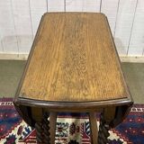 English folding oak table from the early 20th century GATELEG