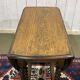 Table pliante anglaise en chêne début XXème GATELEG