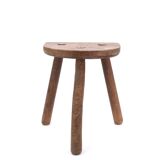 Wooden tripod stool, 1950s