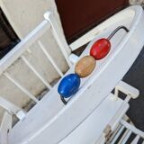 Baby chair high chair made of vintage wood