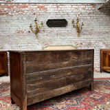 Provencal Buffet In Molded Oak Period Louis XV XVIII Eme Century