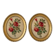 Canevas vintage motif roses