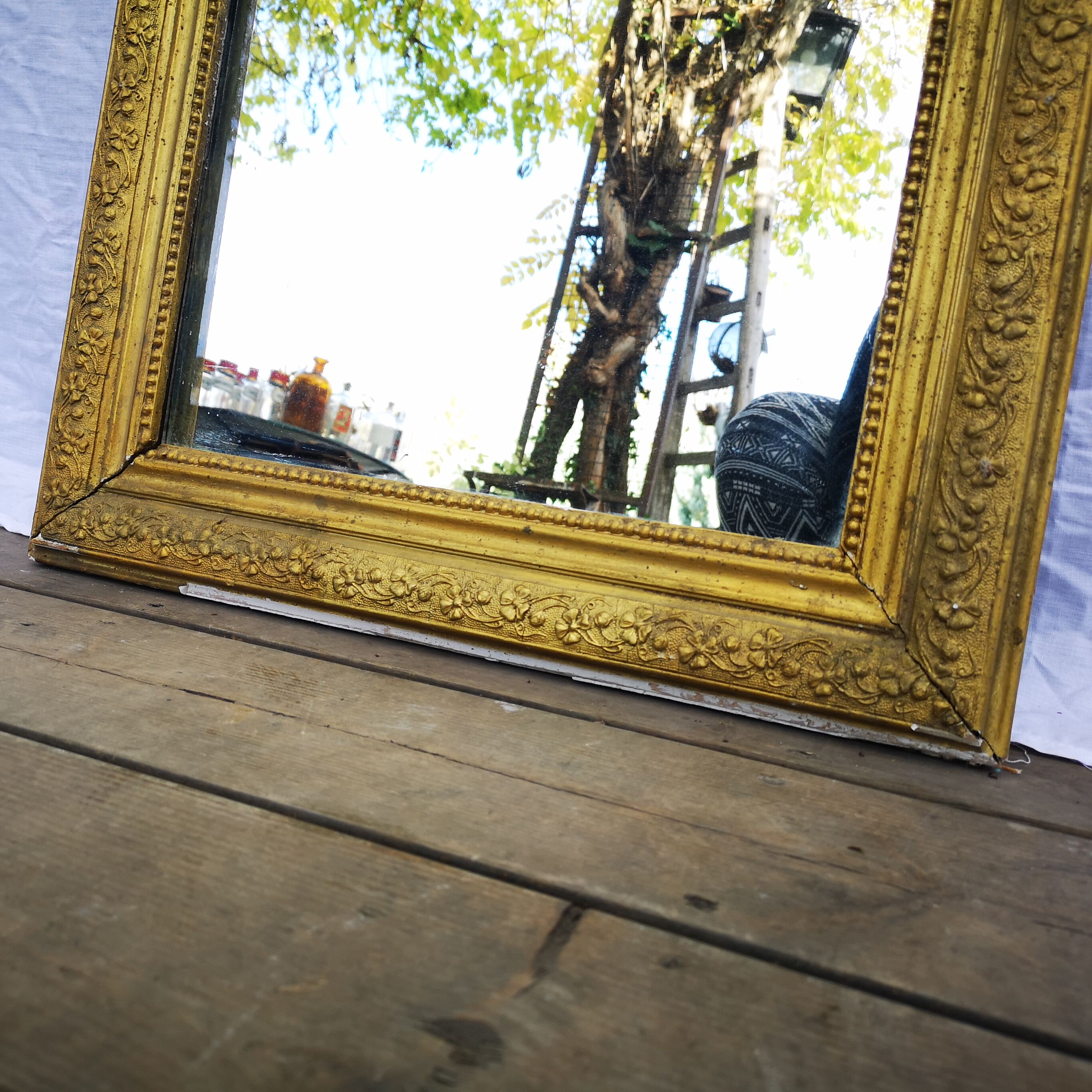Miroir Louis Philippe fin XIXème 75 cm