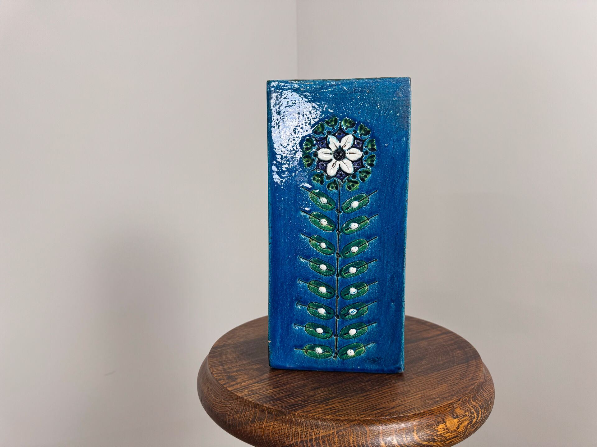 Ceramic vase by Aldo Londi for Bitossi Italy