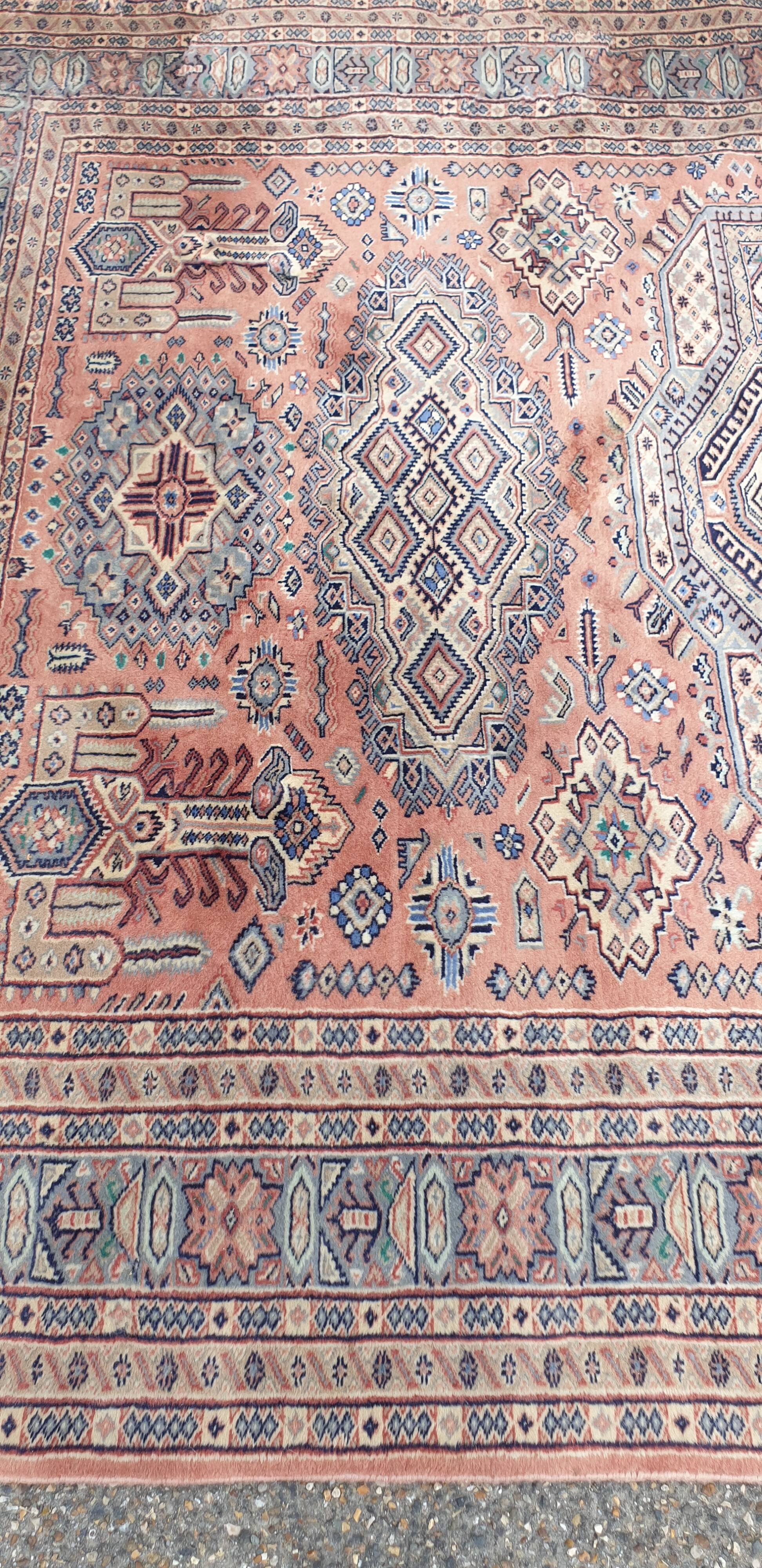 Iranian silk wool carpet