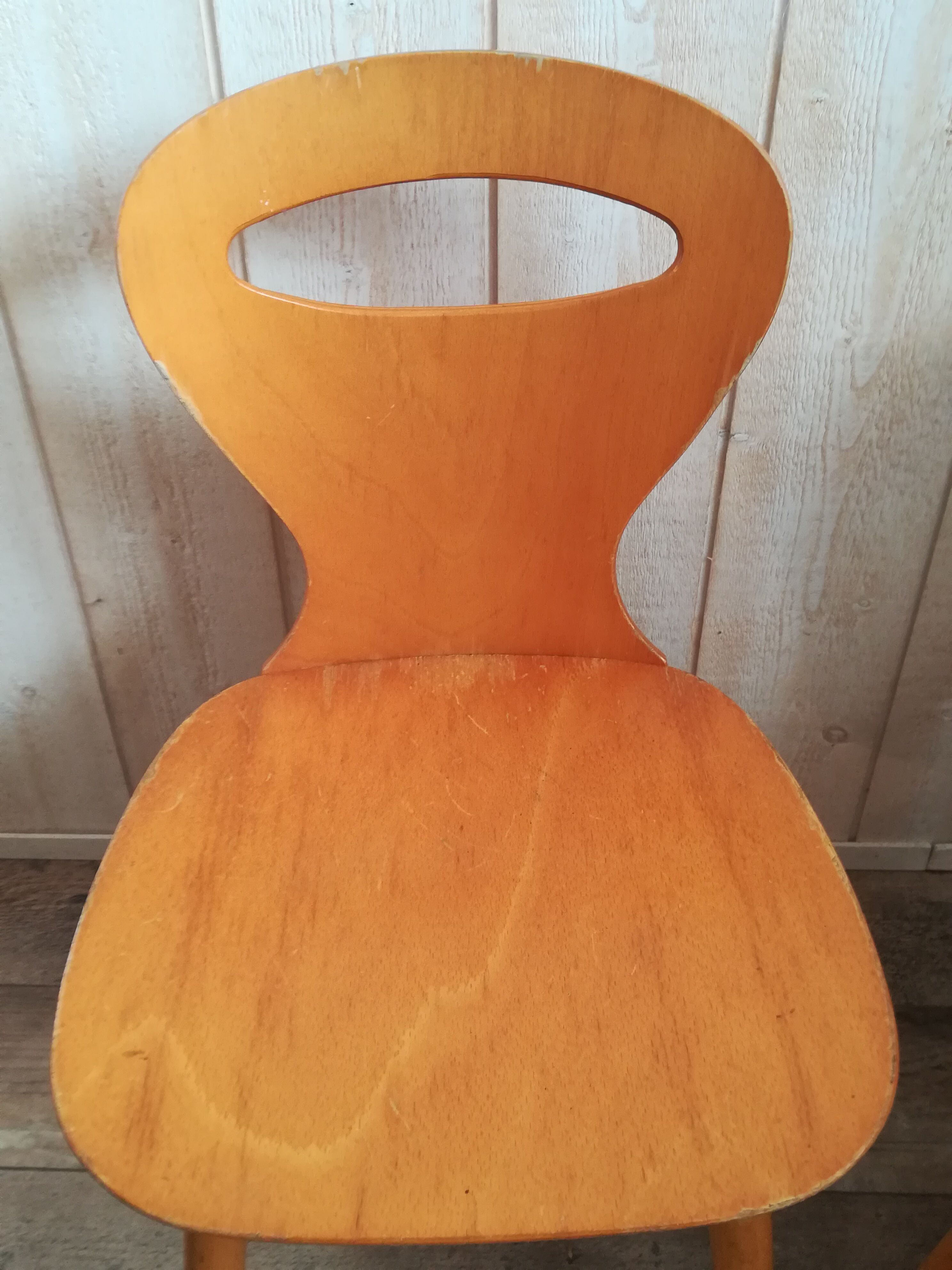 Paire de chaises Baumann modèle fourmi enfant