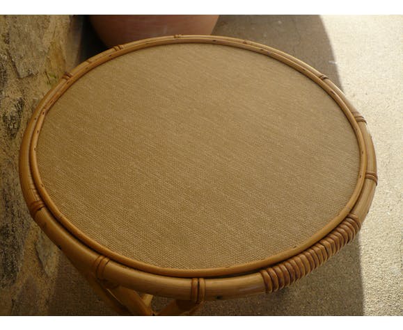 Rattan coffee table