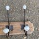 Wall-mounted coat rack with 5 hooks, solid wood, Maisons du Monde.