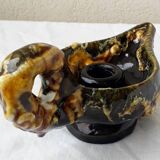 Ceramic candlestick from Vallauris