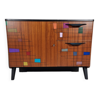 Vintage Chest of Drawers in Beech, 1970s