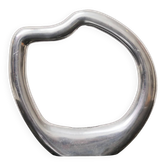 "Halo" vase in cast aluminium, free form, 1970s