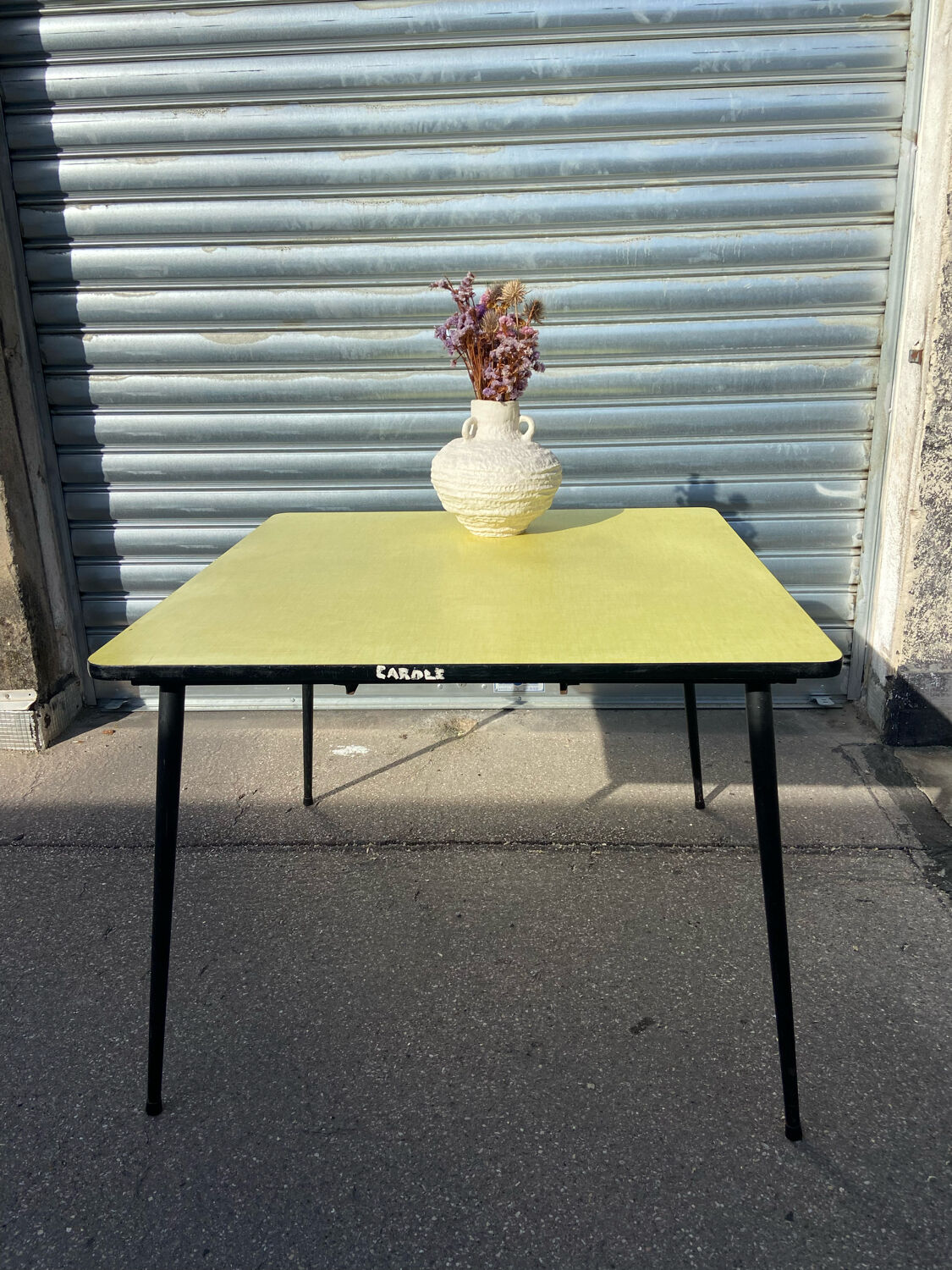Vintage formica table