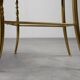 Hollywood Regency Brass Chiavari Chair by Giuseppe Gaetano Descalzi, Italy,
