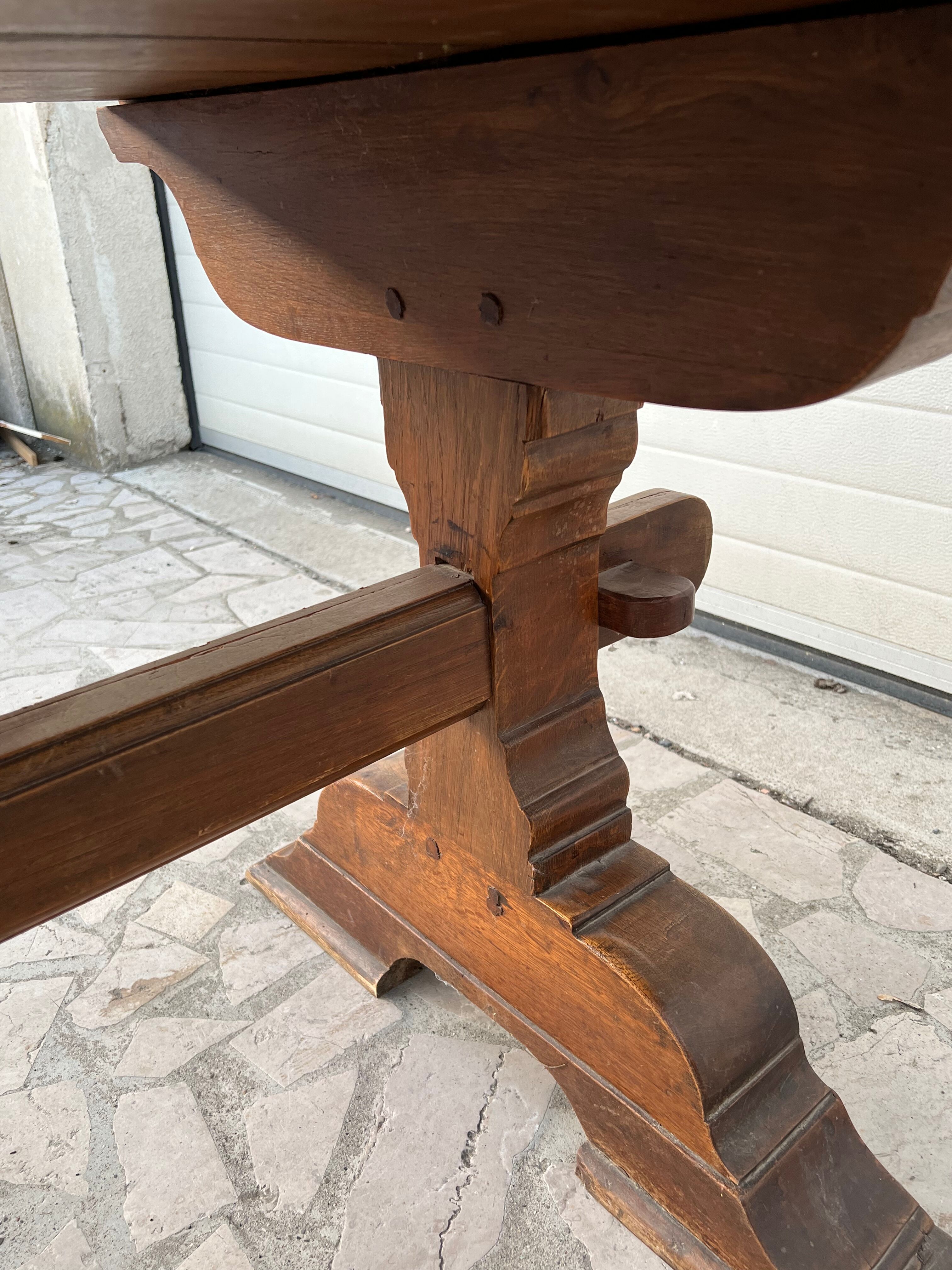 Oak monastery farm table