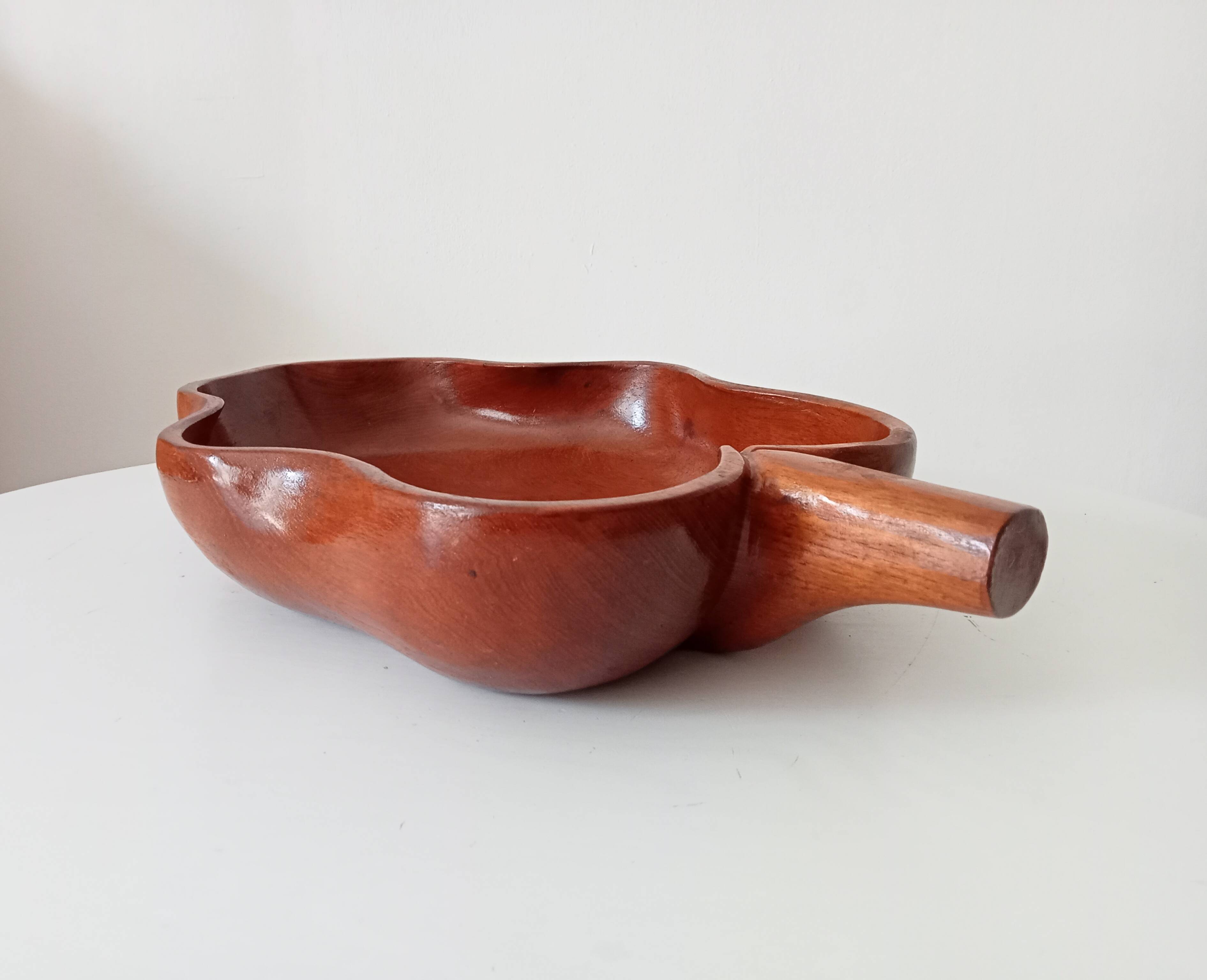 Vintage teak sideboard in 1960s Scandinavian style.