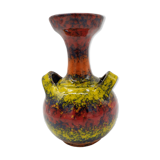 Vintage psychedelic tricolor vase