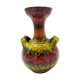 Vintage psychedelic tricolor vase