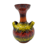 Vase vintage tricolore psychédélique