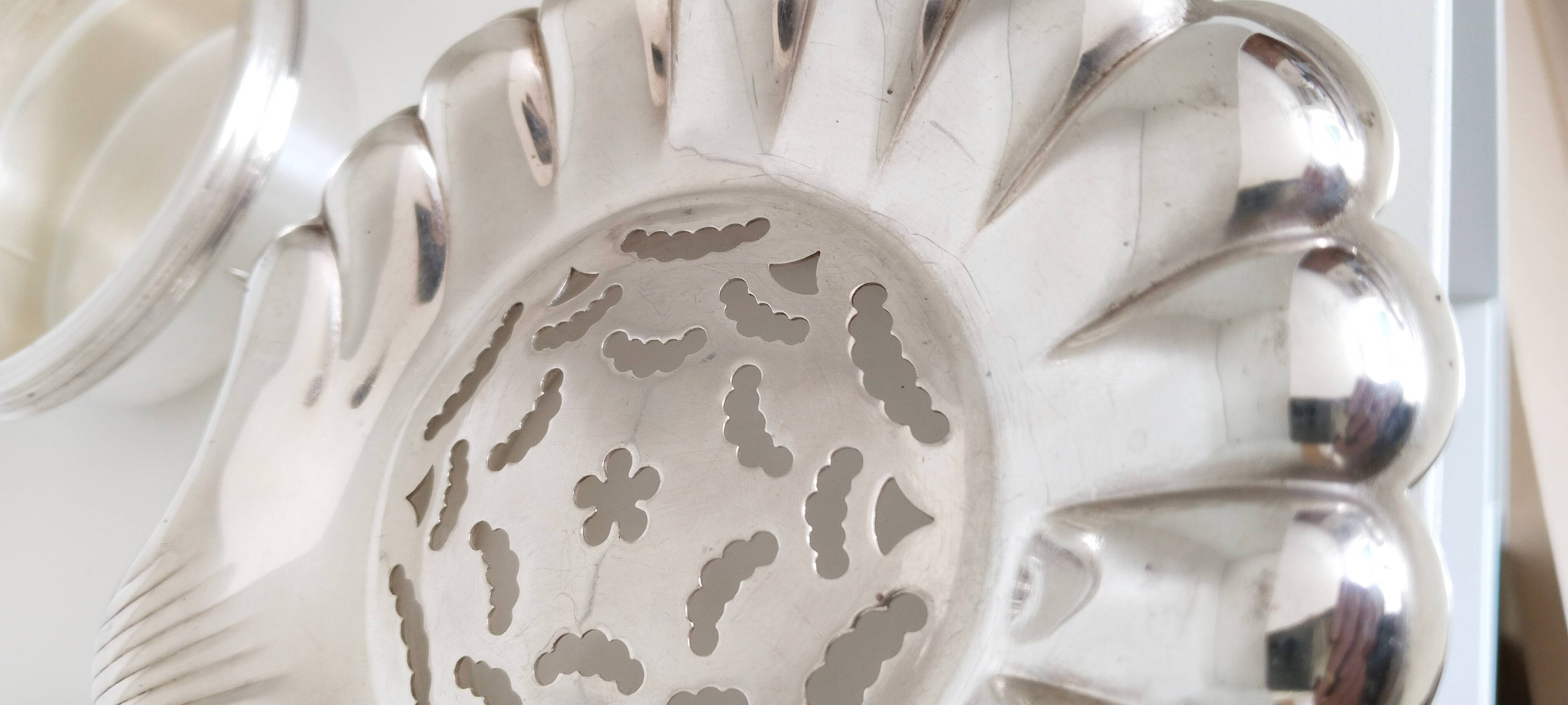 Coquillor-Ice Silver Butter Dish