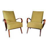 Paire de fauteuils, Tchécoslovaquie années 50
