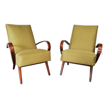 Paire de fauteuils, Tchécoslovaquie années 50
