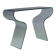 Console table "Charlotte" from the 2000s by Prospero Rasulo for Fiam, Italy.