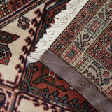 Vintage handmade persian runner rug long traditional tribal wool carpet 66x280cm