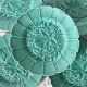 10 barbotine dessert plates and vine leaf dish