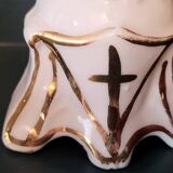 Virgin and Child + small vase. Gilded with fine gold