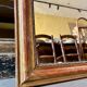 Louis Philippe mirror in gilded stucco ☐ 63.5 x 51 cm