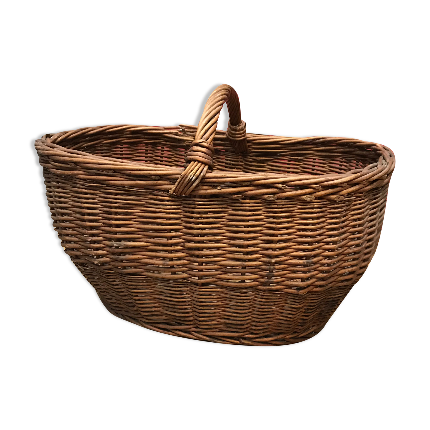 Vintage wicker basket