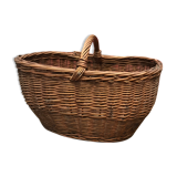 Panier en osier vintage