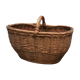Panier en osier vintage